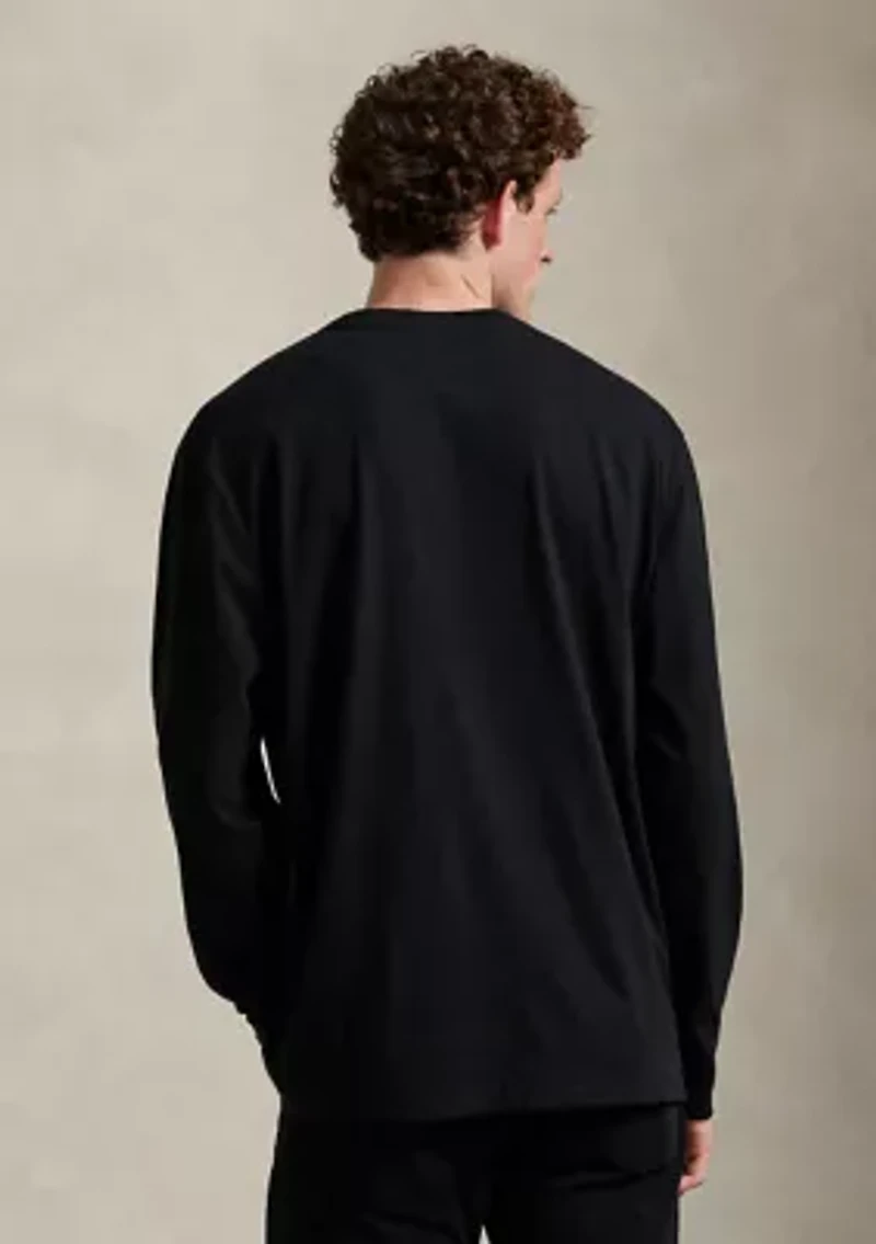 Men's Classic Fit Plaid-Logo Jersey T-Shirt