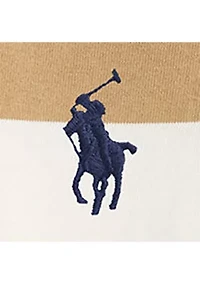 Men's Classic Fit Khaki-Collar Rugby Shirt