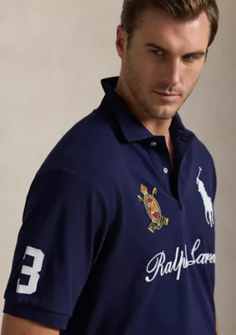 Big & Tall Pony 20th Anniversary Crest Polo Shirt