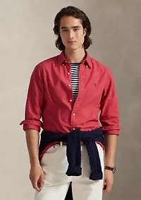 Classic Fit Garment-Dyed Oxford Shirt