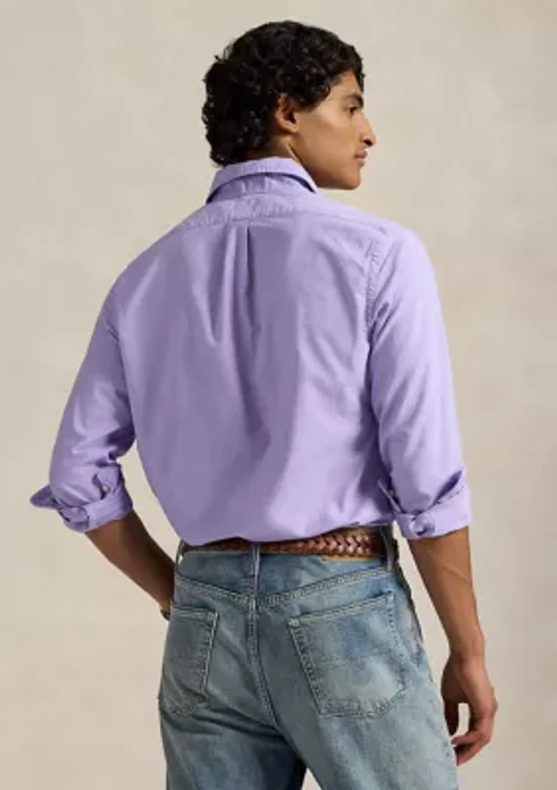 Classic Fit Garment-Dyed Oxford Shirt