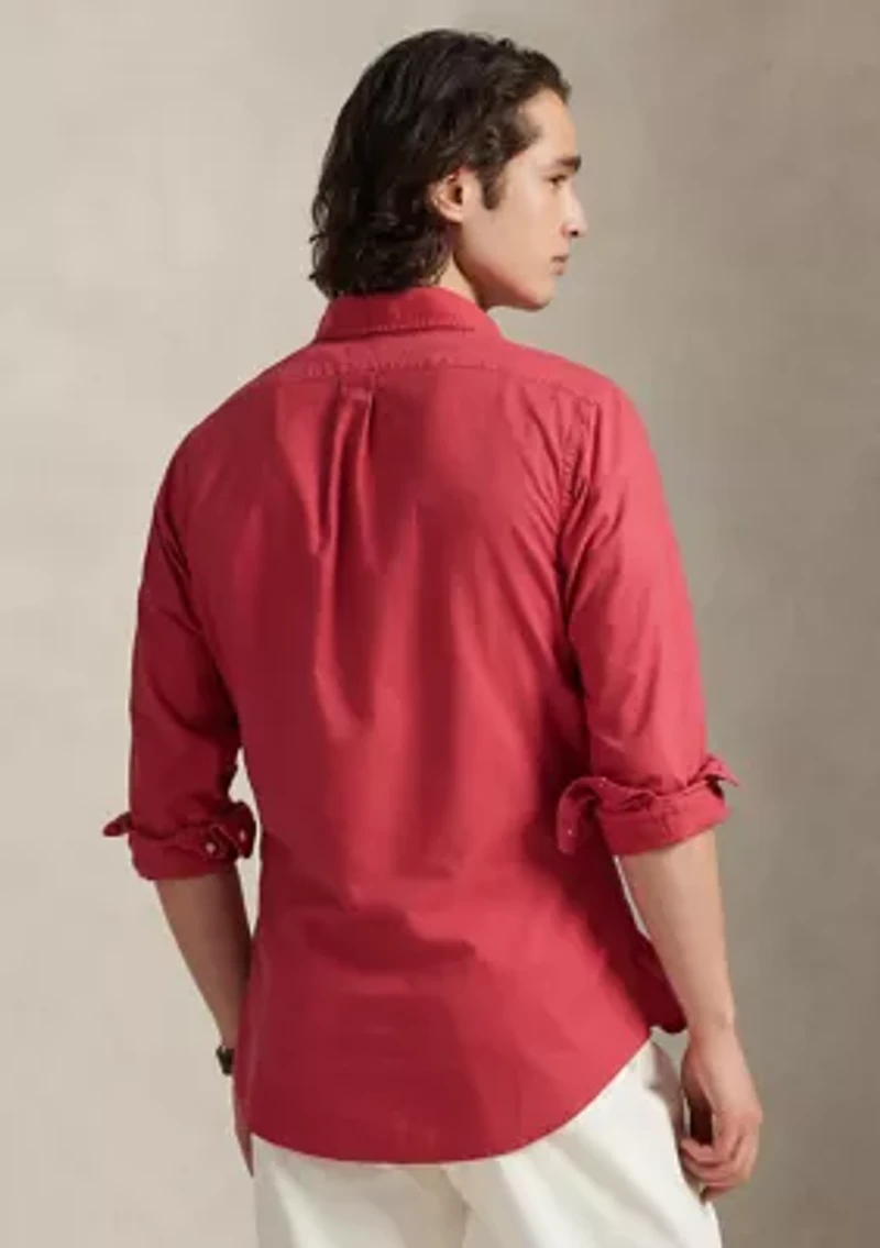 Classic Fit Garment-Dyed Oxford Shirt