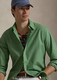 Classic Fit Garment-Dyed Oxford Shirt