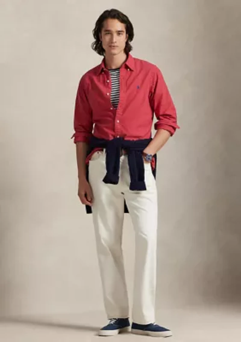 Classic Fit Garment-Dyed Oxford Shirt