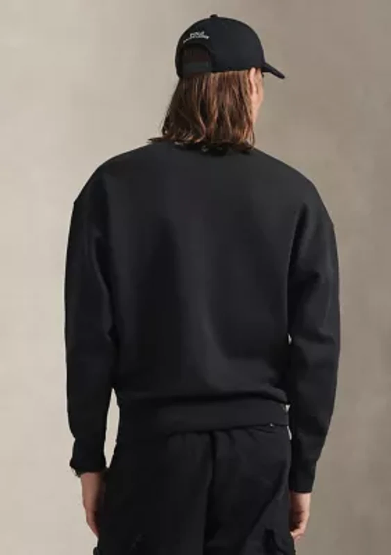 Women's Relaxed Fit Logo Double-Knit Sweatshirt