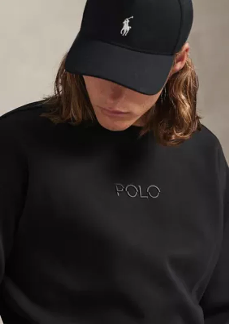 Women's Relaxed Fit Logo Double-Knit Sweatshirt