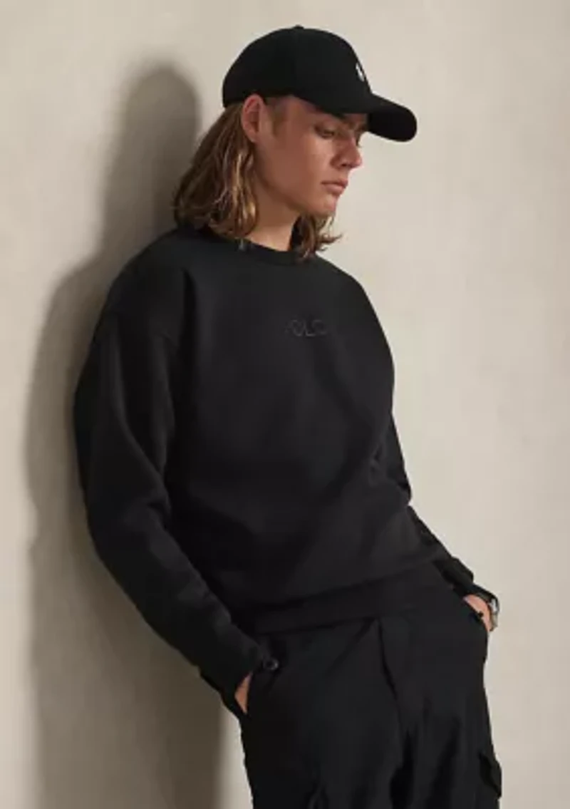 Women's Relaxed Fit Logo Double-Knit Sweatshirt