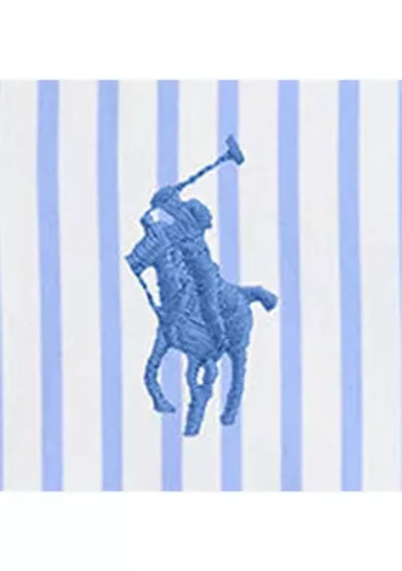 Men's Classic Fit Striped Poplin Shirt