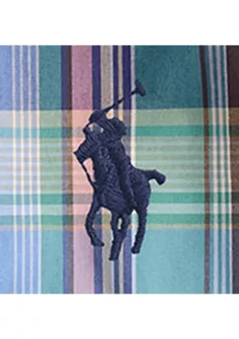 Classic Fit Plaid Poplin Shirt