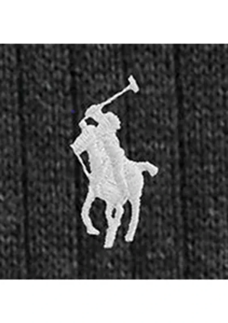 Men's Rib-Knit Cotton Johnny-Collar Sweater