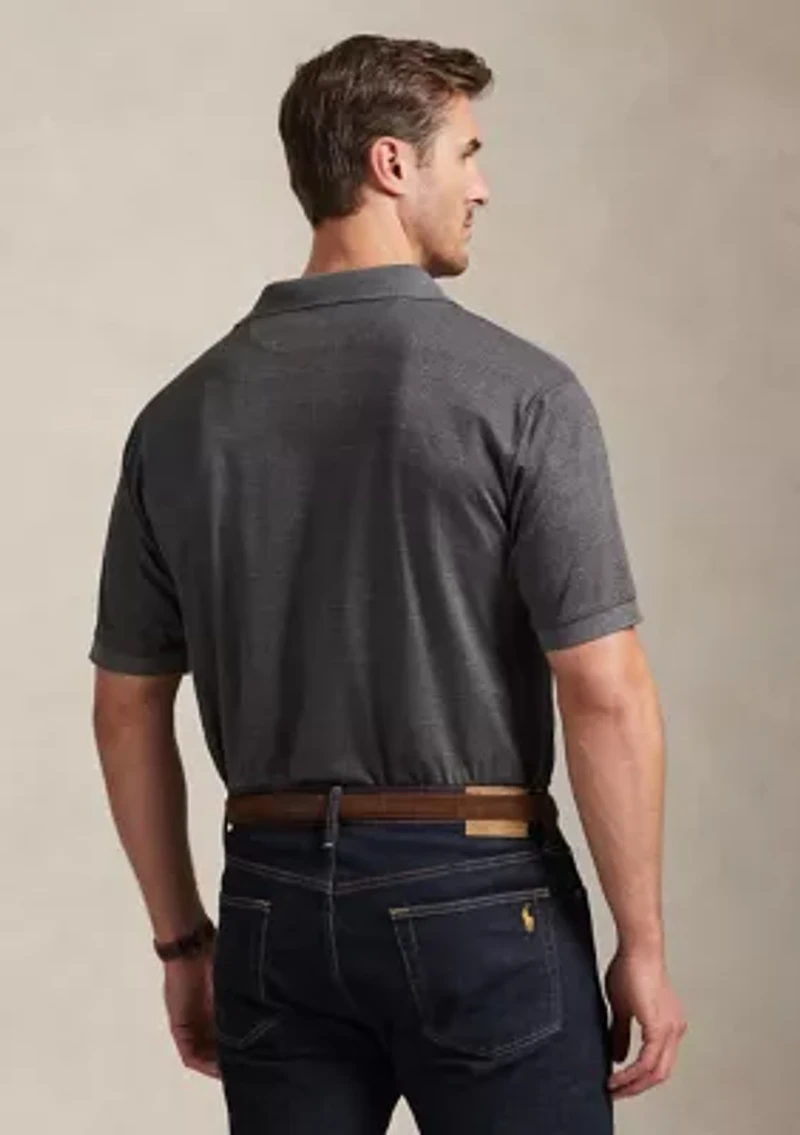 Big & Tall Glen Plaid Soft Cotton Polo Shirt