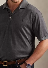 Big & Tall Glen Plaid Soft Cotton Polo Shirt