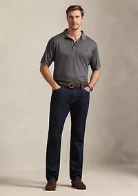 Big & Tall Glen Plaid Soft Cotton Polo Shirt