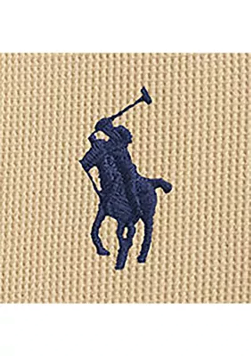 Waffle-Knit Cotton-Linen Camp Shirt