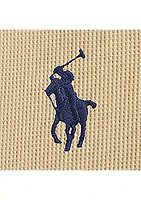 Waffle-Knit Cotton-Linen Camp Shirt