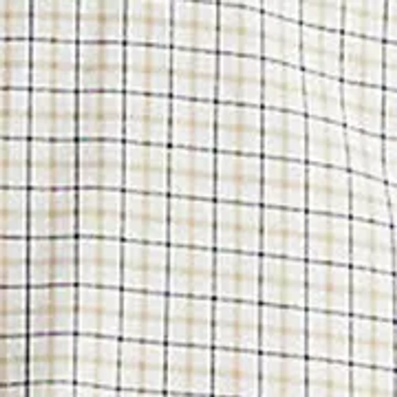 Classic Fit Plaid Stretch Poplin Shirt