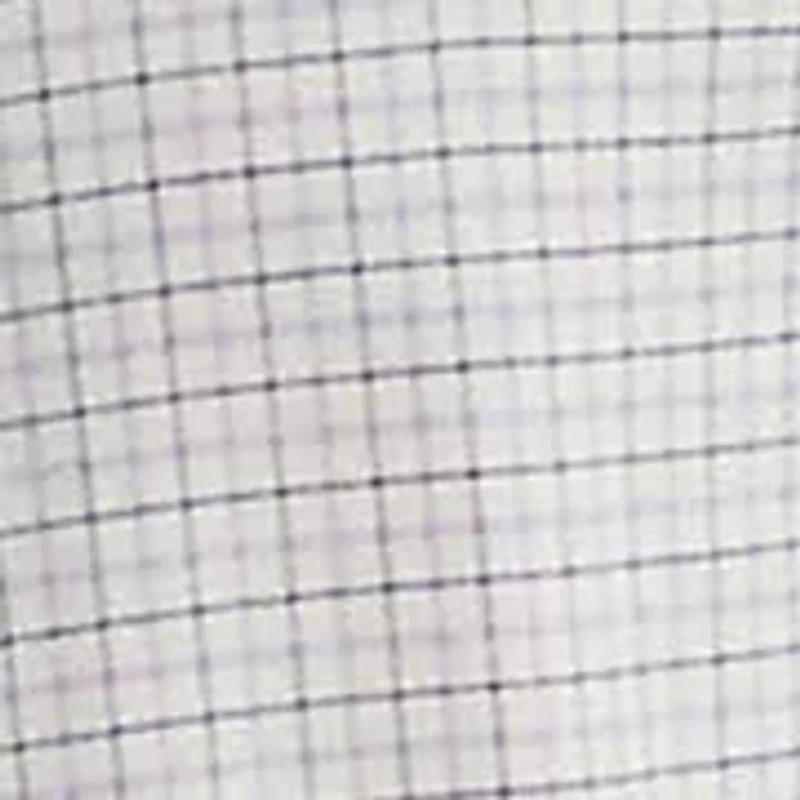 Classic Fit Plaid Stretch Poplin Shirt