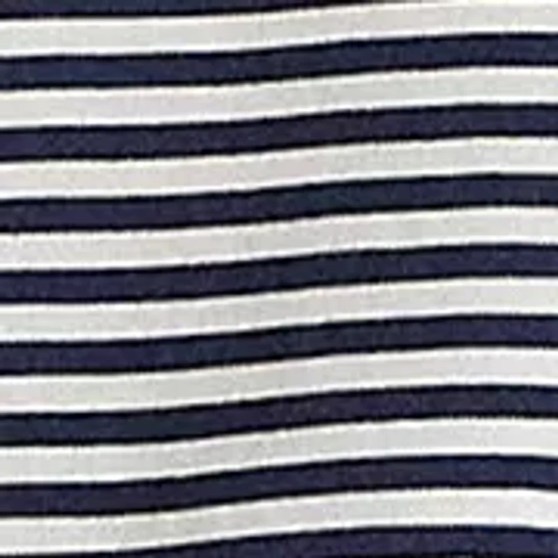 Men's Classic Striped Soft Cotton Polo Shirt