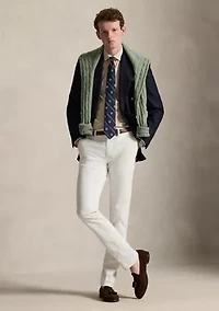 Classic Fit Striped Stretch Oxford Shirt
