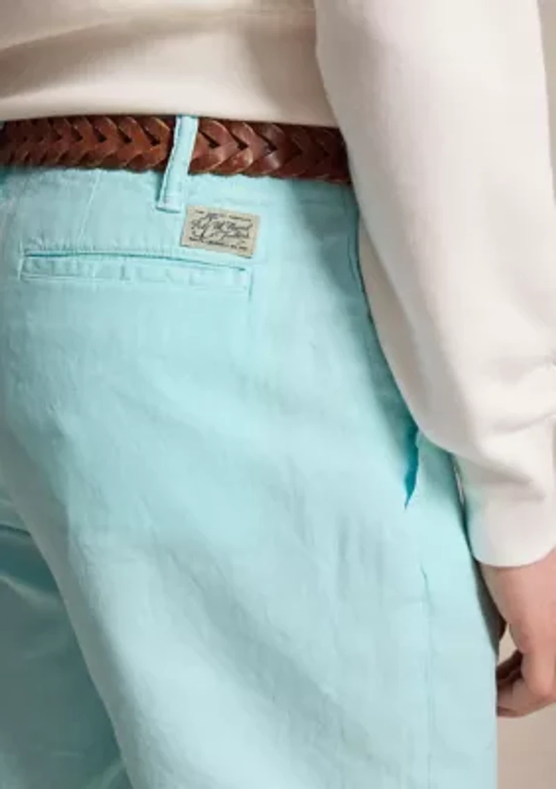 Men's Classic Fit Linen-Cotton Shorts