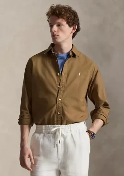 Garment-Dyed Oxford Shirt