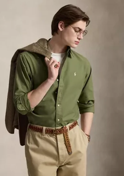 Garment-Dyed Oxford Shirt