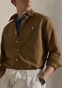 Garment-Dyed Oxford Shirt