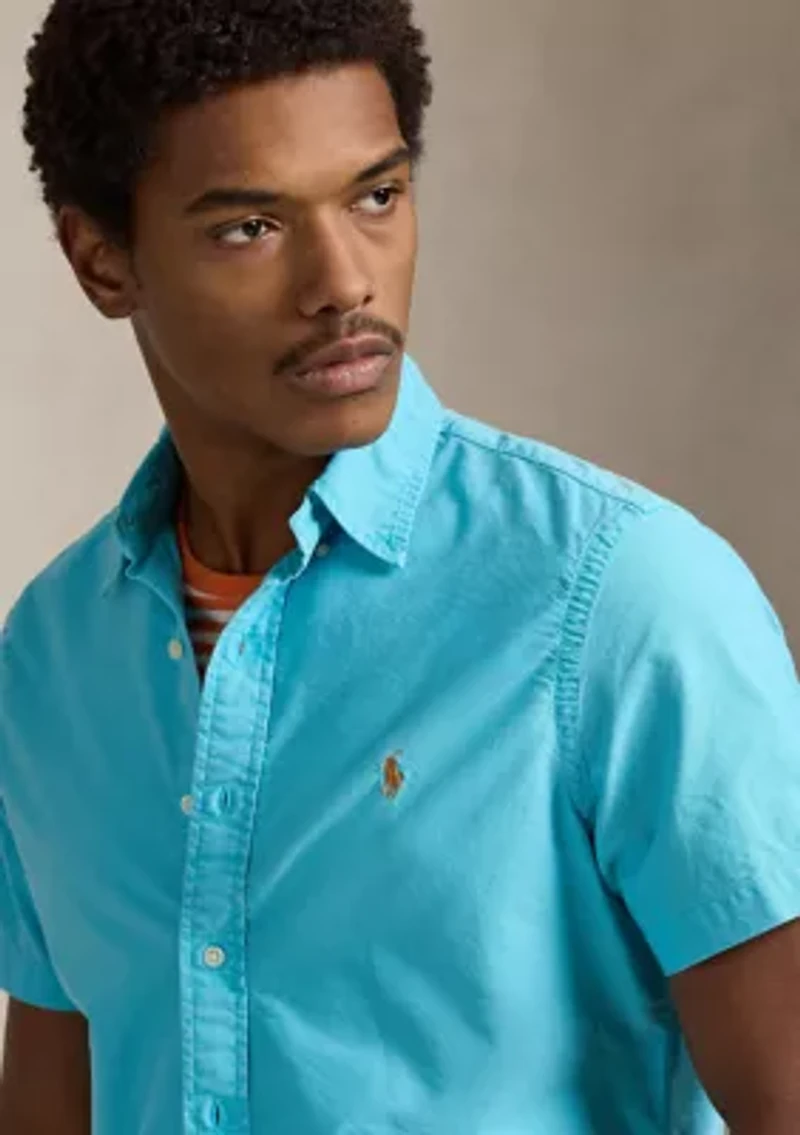 Men's Classic Fit Garment-Dyed Oxford Shirt
