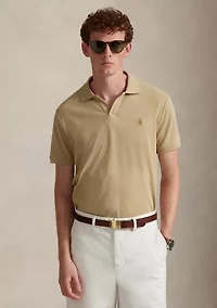 Classic Fit Stretch Mesh Polo Shirt