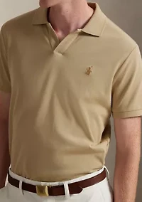 Classic Fit Stretch Mesh Polo Shirt