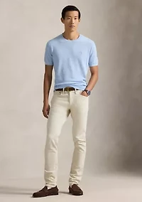 Men's Textured Cotton-Linen Sweater