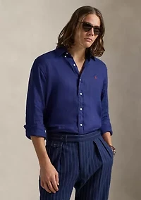 Men's Classic Fit Linen Shirt