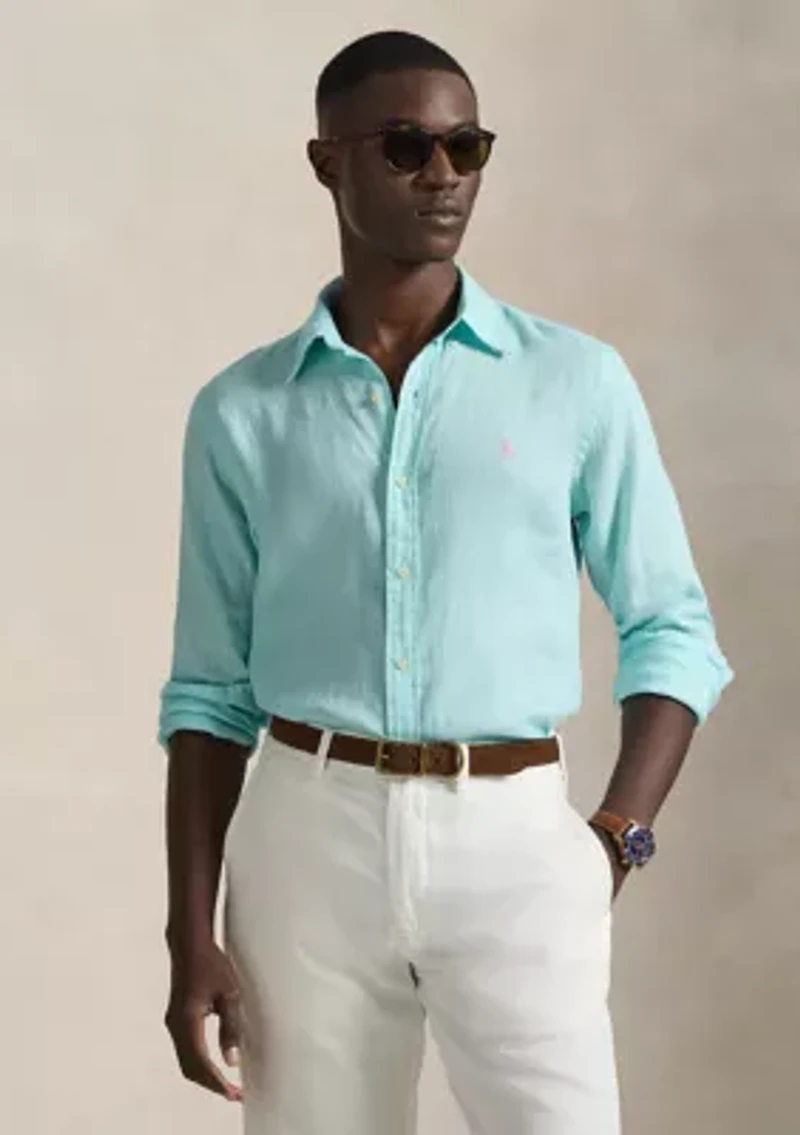 Men's Classic Fit Linen Shirt