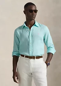 Men's Classic Fit Linen Shirt