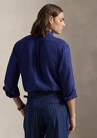 Men's Classic Fit Linen Shirt