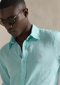 Men's Classic Fit Linen Shirt