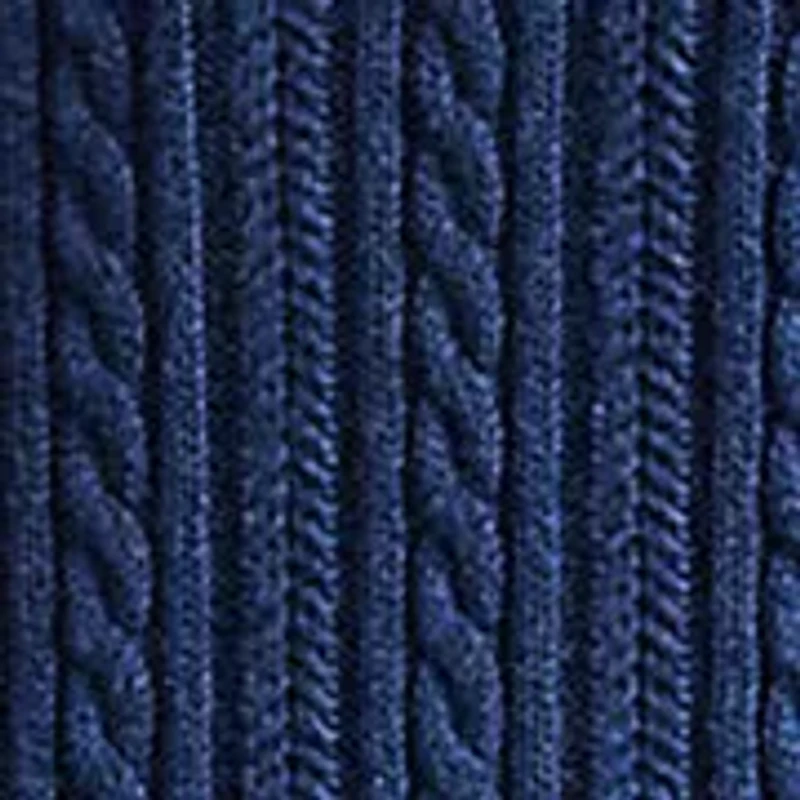 Men's Cable-Knit Cotton Sweater Vest