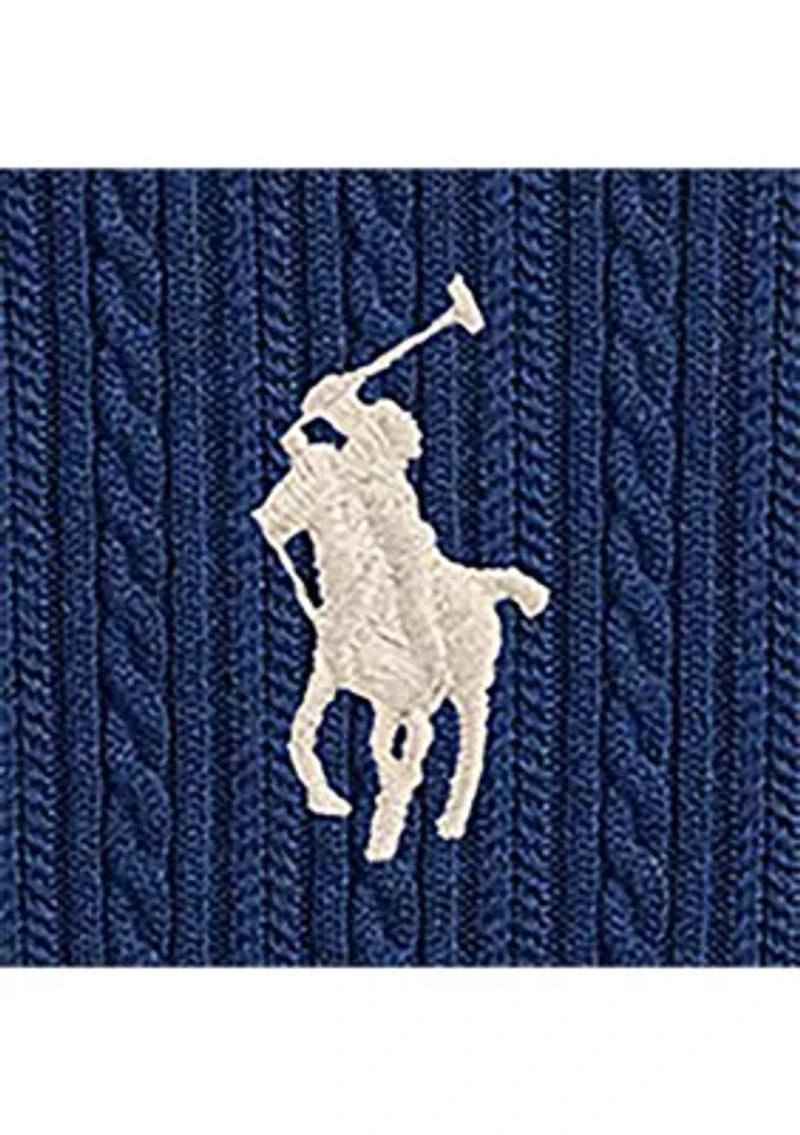 Men's Cable-Knit Cotton Sweater Vest