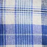 Classic Fit Plaid Linen-Blend Shirt