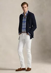 Classic Fit Plaid Linen-Blend Shirt