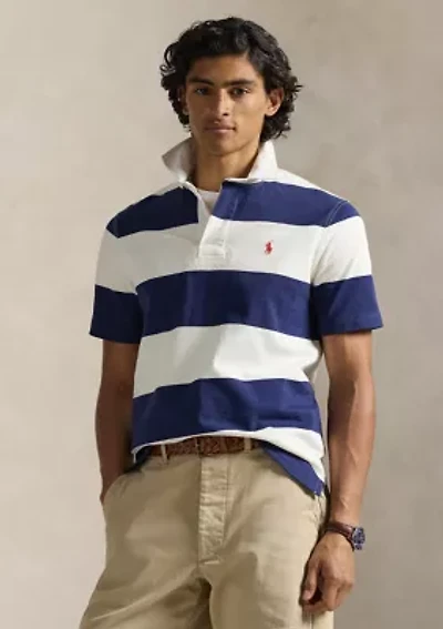 Men's Classic Fit Short-Sleeve Rugby Shirt