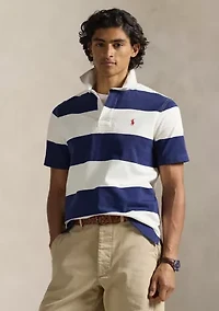 Men's Classic Fit Short-Sleeve Rugby Shirt