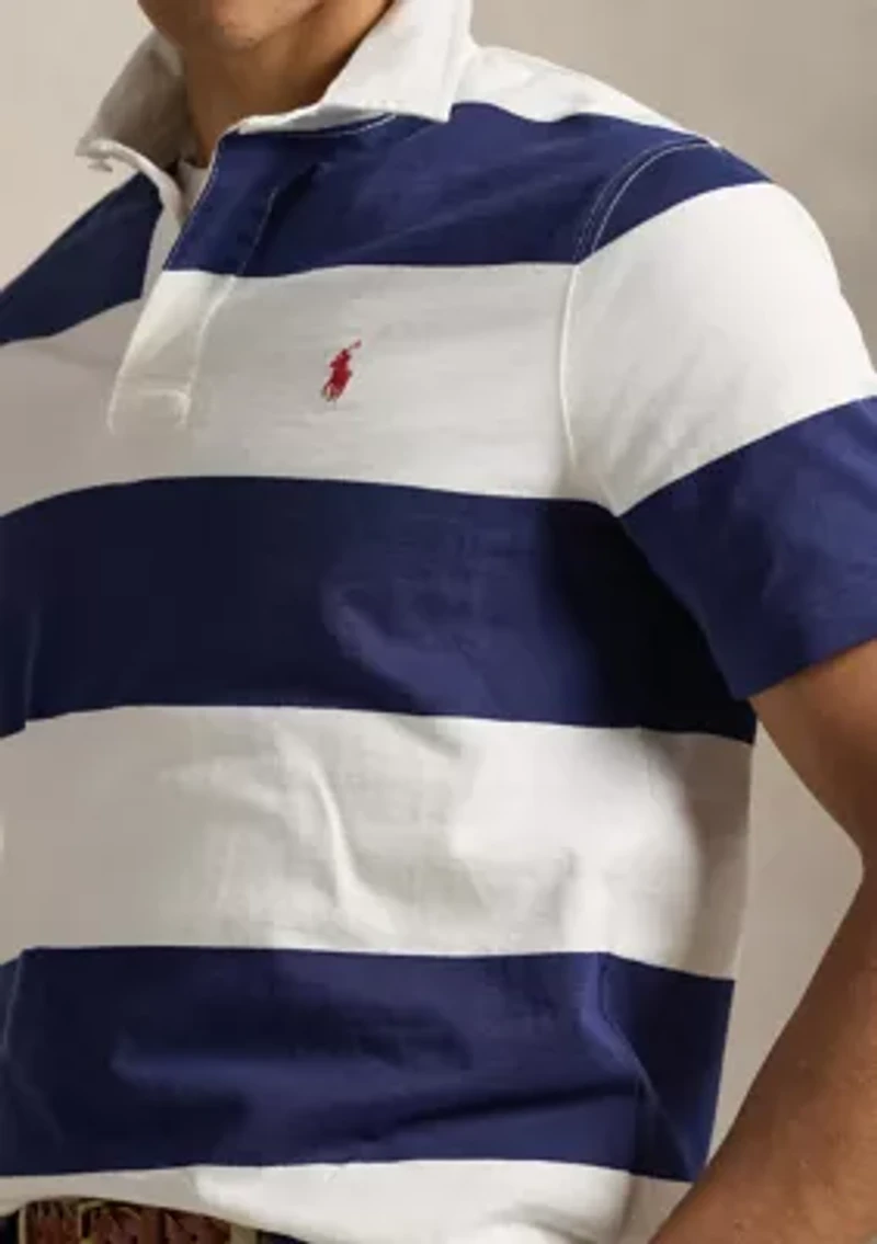 Men's Classic Fit Short-Sleeve Rugby Shirt