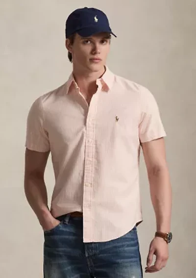Men's Classic Fit Striped Oxford Shirt