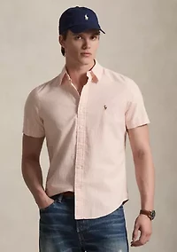 Men's Classic Fit Striped Oxford Shirt
