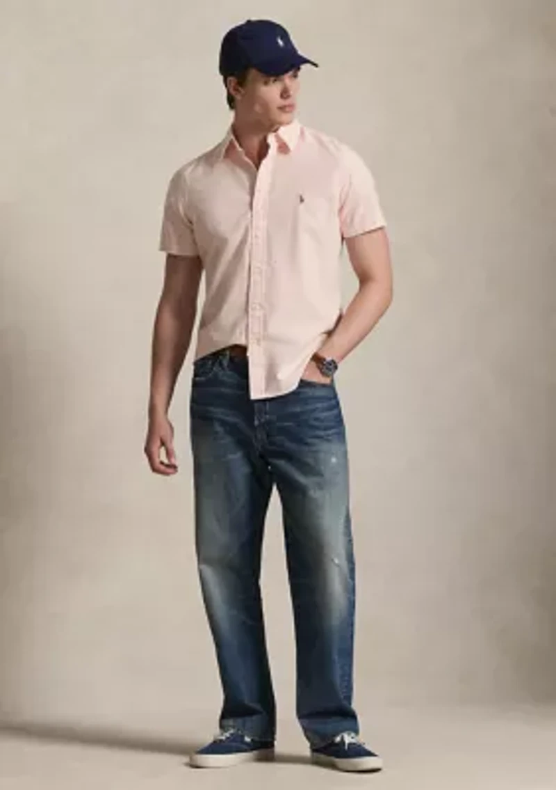 Men's Classic Fit Striped Oxford Shirt