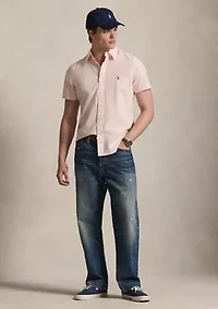 Men's Classic Fit Striped Oxford Shirt