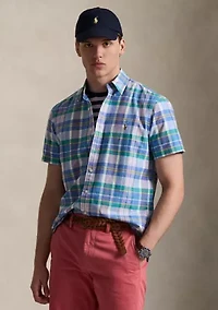 Big & Tall Plaid Oxford Shirt
