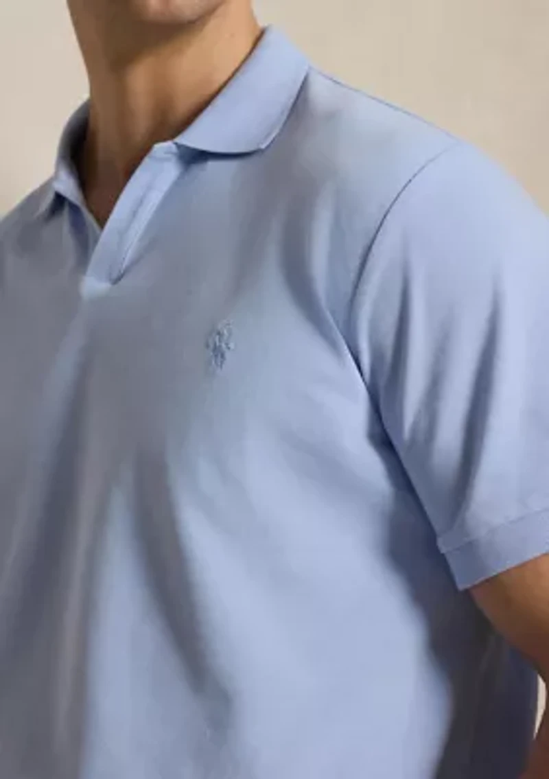 Big & Tall Stretch Mesh Polo Shirt
