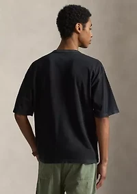 Men's Classic Fit Peace Love Polo T-Shirt